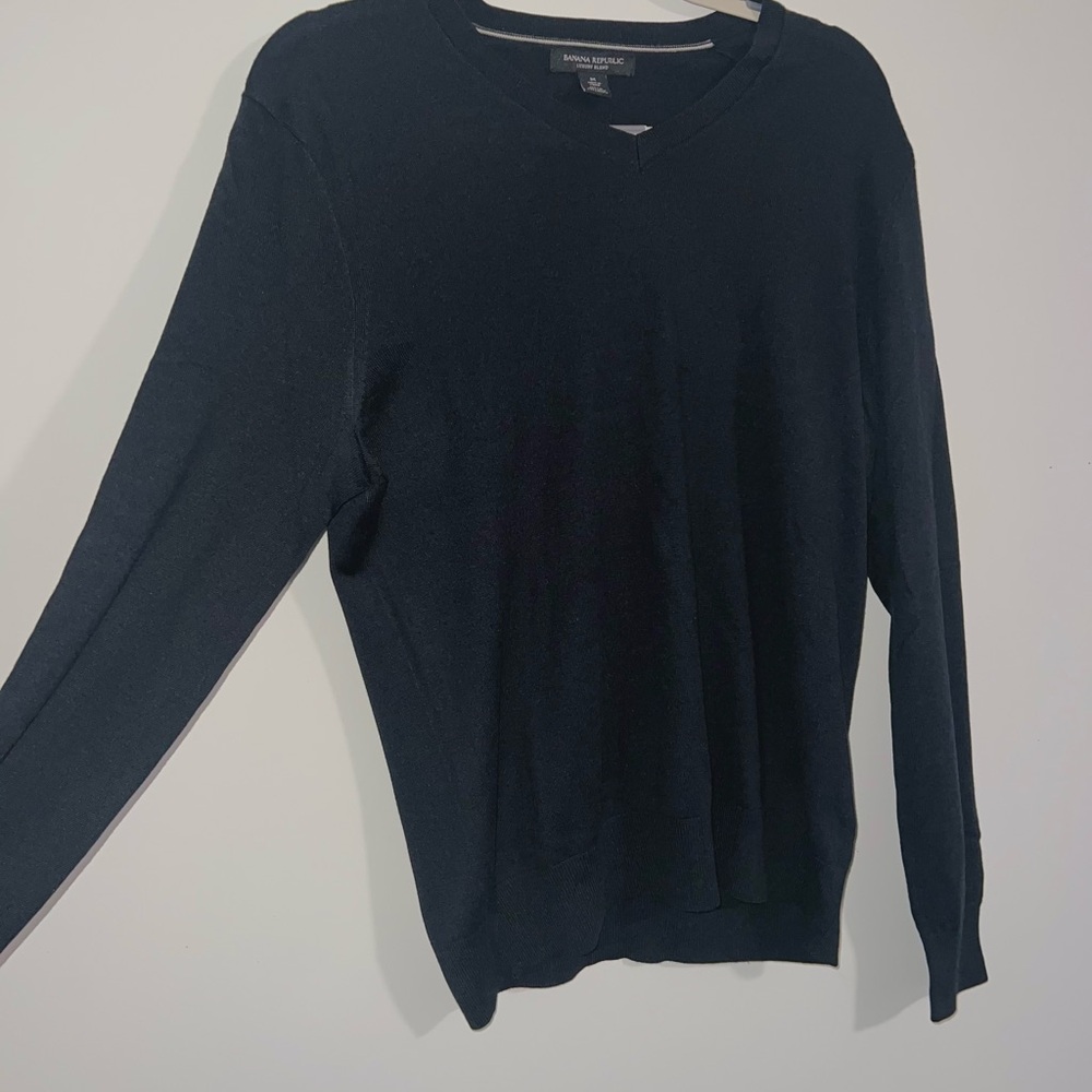 Banana Republic Black Luxury Blend Sweater